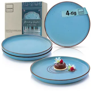 sänger Dessertteller Bombay Saphir - 4 teilig, Steingut | Gr.: onesize