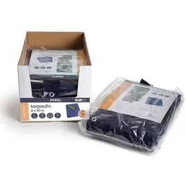 Perel Abdeckplane 6 x 10 m Blau