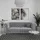 dorel home Schlafcouch Kunstleder 3-Sitzer Grau