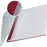 Leitz Buchbindemappe impressBIND A4 Softcover, 7.0mm, bordeaux rot/transparent, 10er-Pack (73990028)