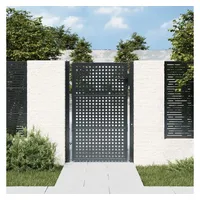 vidaXL Gartentor Anthrazit 105x200 cm Stahl