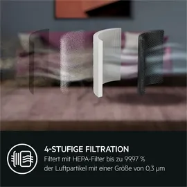 AEG APO50371DG Pure 5000 / für bis zu 41 m2/98 m3 / Farbe: Dunkelgrau