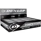 Dunlop Competition Squashball-box - Black - 24 x 12 Kugeln