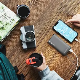 wozinsky Powerbank K65+ 65W 30000mAh 2x USB-C, 1x USB-A 65W - schwarz