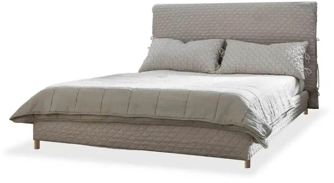 Miuform Polsterbett gemustert Sleepy Luna , beige , Maße (cm): B: 186 H: 112