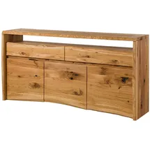 Massivmoebel24 Sideboard 191 x 96 x 45 cm Natur geölt / Beige