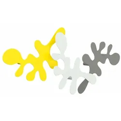 Frost Camouflage Wandhaken 3er-Set gelb/grau/weiß