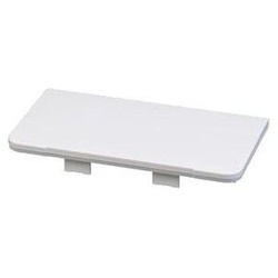 Licatec Endstück BR 130x70 PVC reinweiß (RAL 9010)