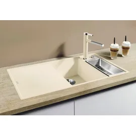 Blanco Axia III 6 S-F links Flächenbündig vulkangrau Excenterbetätigung 990 x 500 mm