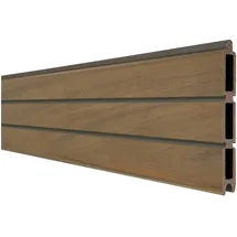 GROJA Solid Rhombus 180 cm x 30 cm Teak Co-Extrudiert