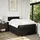 vidaXL Leanor 120 x 200 cm Schwarz
