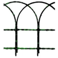 Cavallino 56506 Ziernetz, Kunststoff, 25 m, 65 cm, Grün