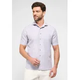 Eterna MODERN FIT Linen Shirt in grau unifarben, grau, 43