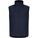 New Wave CLIQUE Classic Softshell Weste - dunkelblau 4XL