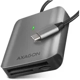 AXAGON CRE-S3C, (USB-C), Speicherkartenlesegerät, Grau