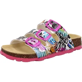 superfit Fussbettpantoffel Weiß/Mehrfarbig 29