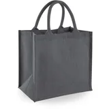 Westford Mill Jute Midi Tote Schwarz 30 x 30 x 19 cm