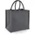 Westford Mill Jute Midi Tote Schwarz 30 x 30 x 19 cm