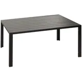 MCW Gartentisch Balkontisch, wetterfest 140x80cm ~ anthrazit