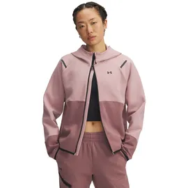 Under Armour Unstoppable Fleece Kapuzenjacke Damen Rosa F673