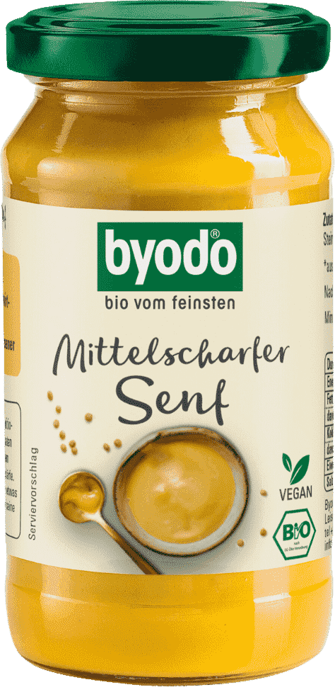 BYODO Senf mittelscharf 200ml