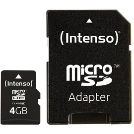 Intenso microSD Class 4 + SD-Adapter 4 GB
