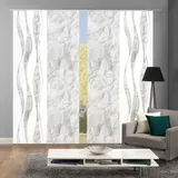 HOME WOHNIDEEN Schiebegardine »SOEREN«, (4 St.), SCHIEBEVORHANGSET,SEIDENOPTIK,DIGIDRUCK