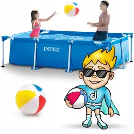 Intex Family Frame 300 x 200 x 75 cm ohne Filterpumpe