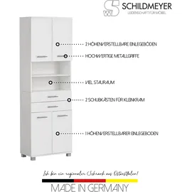 WELLTIME »Emmi, Breite 59 cm made in Germany« 4 Türen, Metallbeschläge