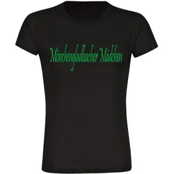 multifanshop Damen T-Shirt - Mönchengladbach - Mönchengladbacher Mädchen - Druck grün - Frauen