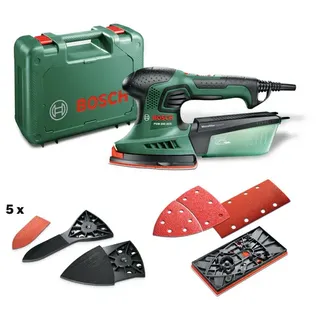 BOSCH HOME & GARDEN Multischleifer »PSM 200 AES«, 200 W, inkl. Zubehör - gruen