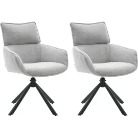 OTTO home Esszimmerstuhl Cusey Polyester grau 2er-Set