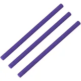 EXPLORER Poolnudel Schwimmnudel 160x7 cm aus PU-Schaum – Pool-Noodle Schwimm-Noodle – zum Schwimmen Planschen (3 Stück, Lila)