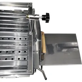 Grillpeter Mangal Edelstahl Astana 2 mm rostfrei Schaschlik Grill Rost verstellbar