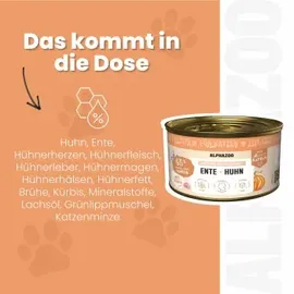 alphazoo Ente + Huhn 6 x 200 g