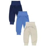 TupTam Pumphose Lange Pumphose Beige/Blau 68