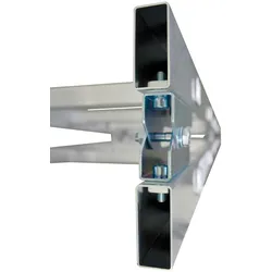 PROREGAL Sprossen-Stehleiter 2x8 Sprossen