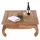 DESIGN DELIGHTS Design, Delights OPIUMTISCH braun, Holz, 80x35x80 cm, Wohnzimmer, Wohnzimmertische, Beistelltische