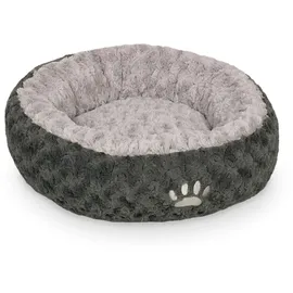 Nobby Hundebett & Katzenbett Donut Seoli Ø 60 cm dunkelgrau-hellgrau