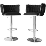 Mirjan24 Barhocker Muz BS-1142/CM 50 x 85 x 52 cm Schwarz