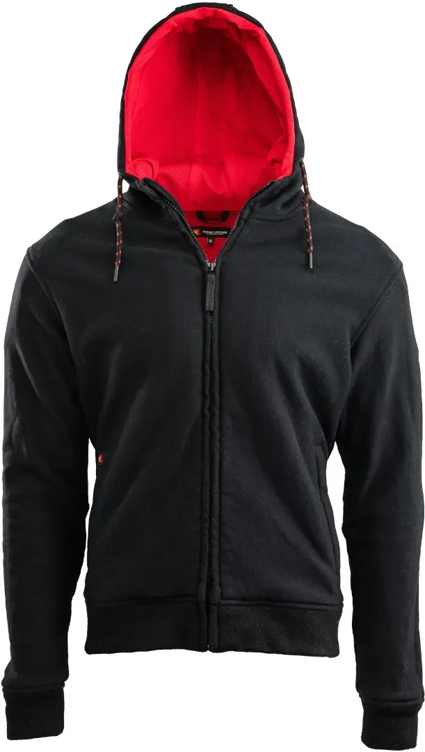 Riding Culture Riding Motorrad Zip Hoodie, schwarz, Größe 3XL für Männer