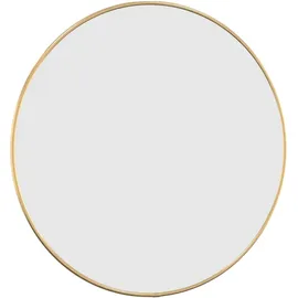 vidaXL Wandspiegel Golden Ø 60 cm Rund