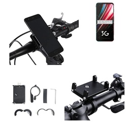 K-S-Trade für nubia Red Magic 5G Smartphone-Halterung, (Handyhalterung das Fahrrad Halter Lenkstange Fahrradhalterung) schwarz