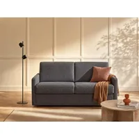 Schlafsofa 2-Sitzer - Liegefläche: 120 cm - Matratzenhöhe: 18 cm - Stoff - Grau - CALIFE