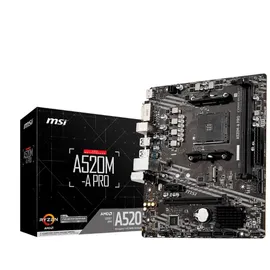 MSI A520M-A PRO mATX Mainboard Sockel AM4 AMD A520