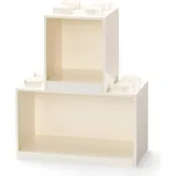 LEGO Brick SHELF SET - WHITE