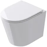 doporro A108 mit WC-Sitz Weiß