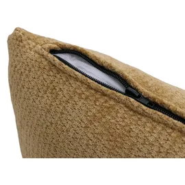 Mendler Relaxsessel HWC-P92 Chenille 82 x 96 x 0 cm Gelb mit Liegeposition