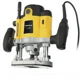 Powerplus POWX093 1500 W inkl. Aufbewahrungskoffer Parallelführung, Staubabsaugung, 12-teiliges Fräs-Set
