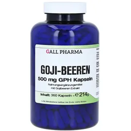 GALL PHARMA Goji-Beeren 500 mg Kapseln 360 St.